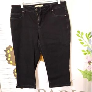 D. Jeans New York Blue Women's Capris ~ Size 12